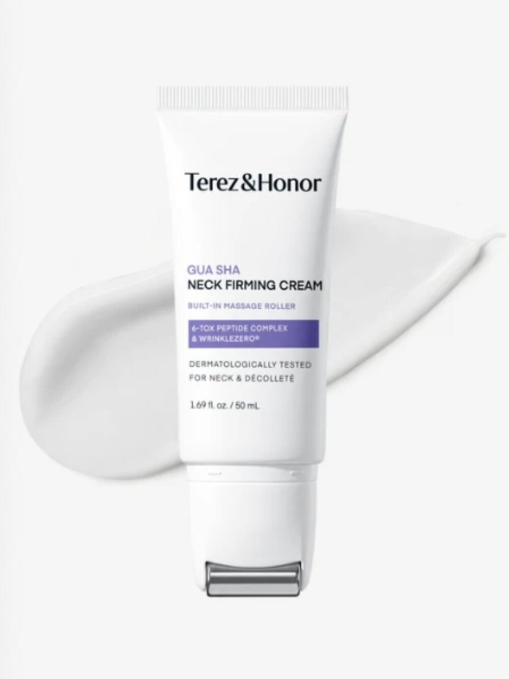 NWT Terez & Honor Gua Sha Neck Cream 1.69 oz / 50 mL